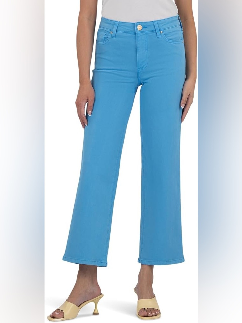 NWT Kut from the Kloth Charlotte High Rise Cropped Wide Leg Pants 18